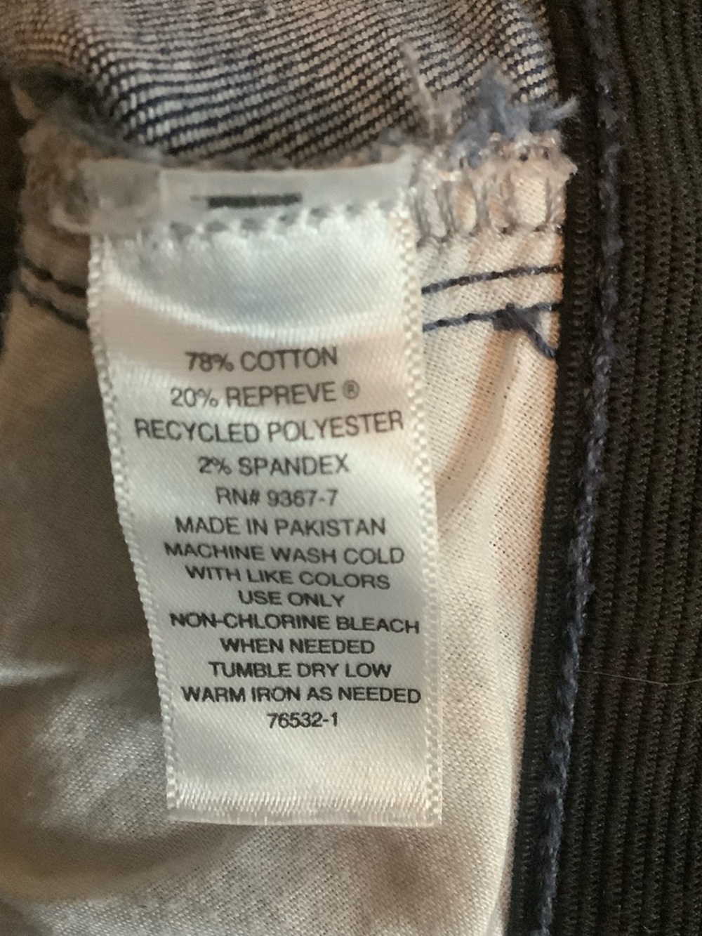 St. John's Bay Distressed Blue Wide-Leg Jeans with Side Button Detail - Picture 8 of 11
